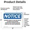 Signmission Children Under Jr. High Age Are Not Allowed, 7 in W x Rectangle, Vinyl Decal OS-2PACK-NS-D-57-L-10583 - alternate 3